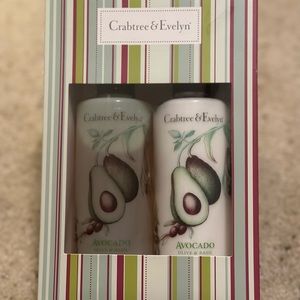 BNIB Crabtree & Evelyn Avocado Lotion & Shower Gel